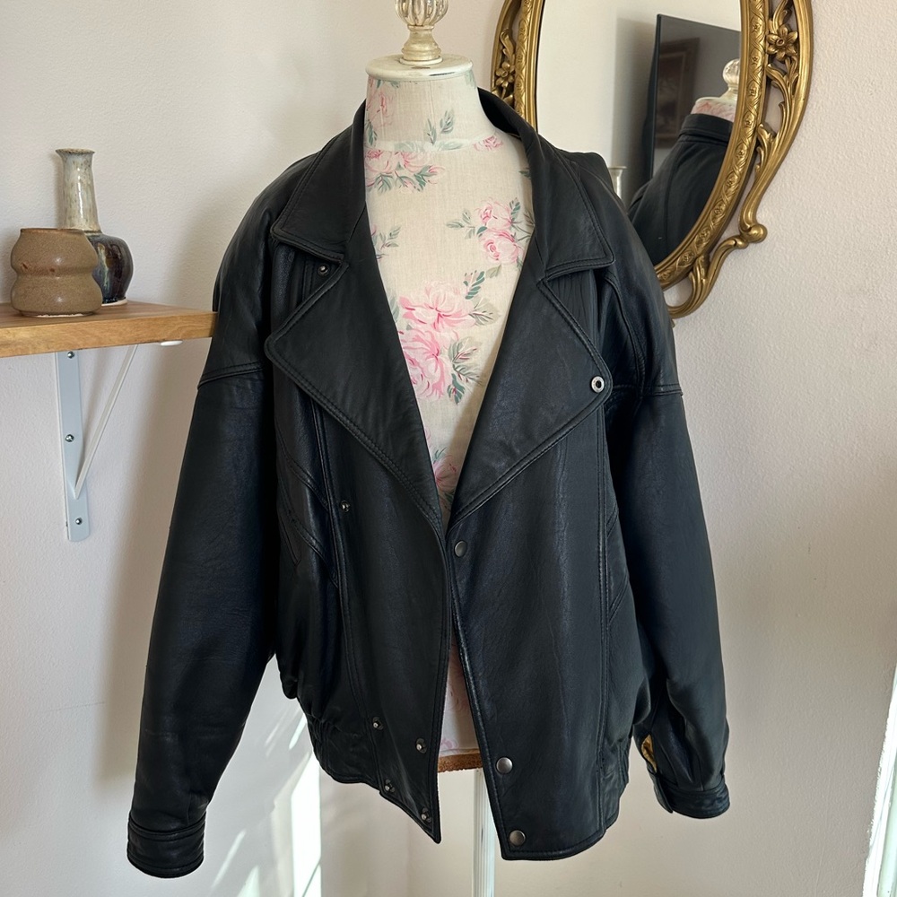 Vintage Genuine Leather Jacket